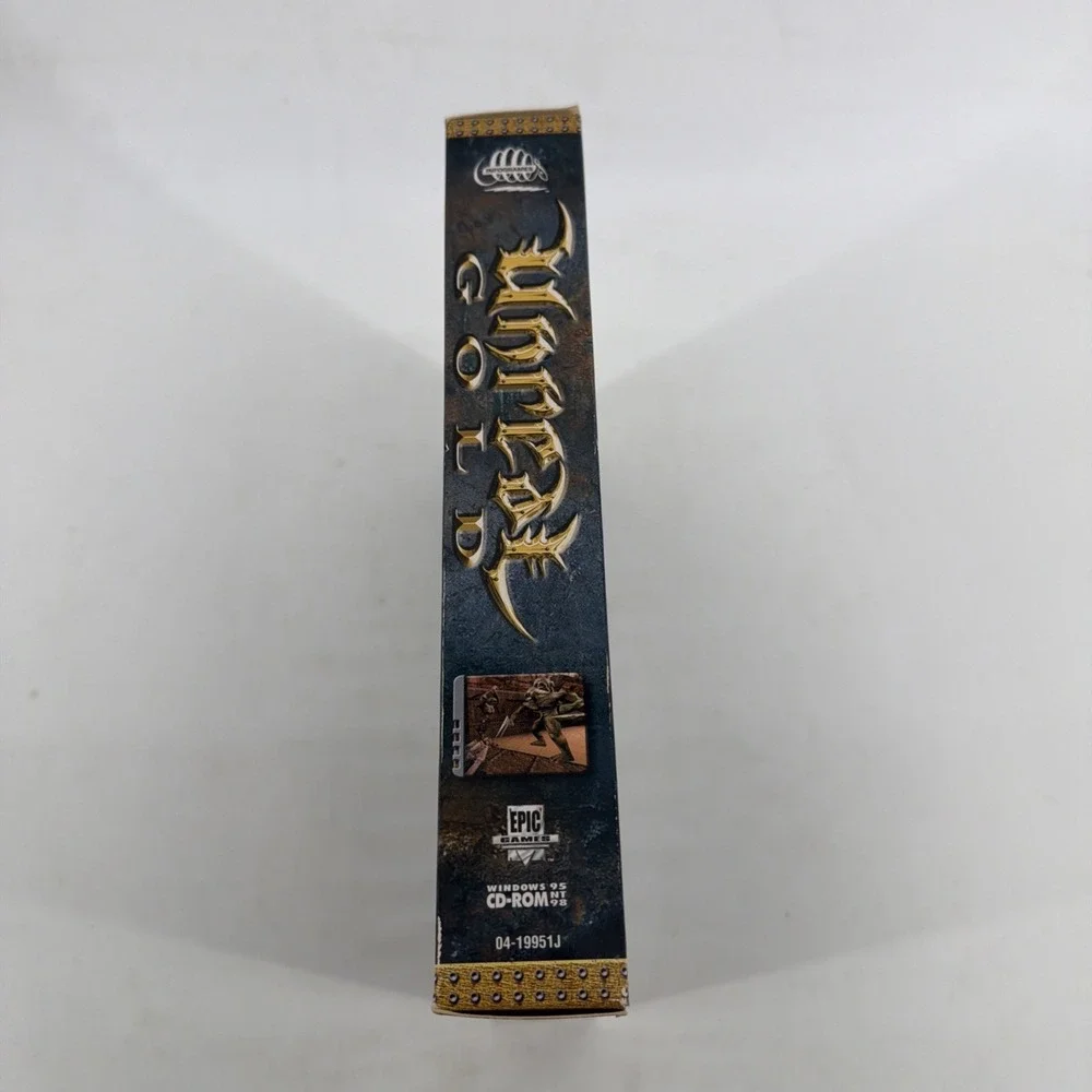 RARE Unreal Gold Big Box PC CD-ROM 1998 Epic Games